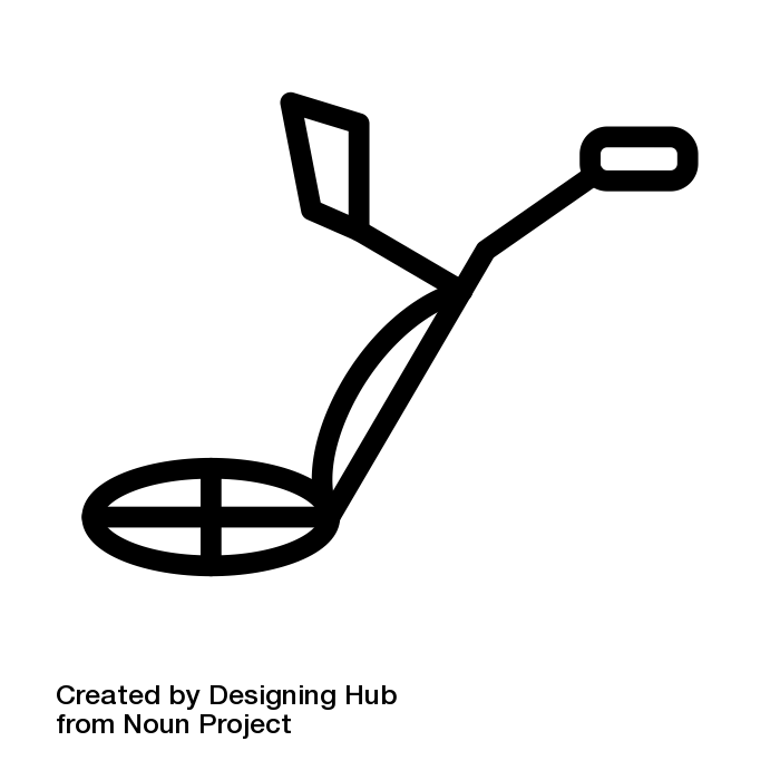 Icon of a metal detector